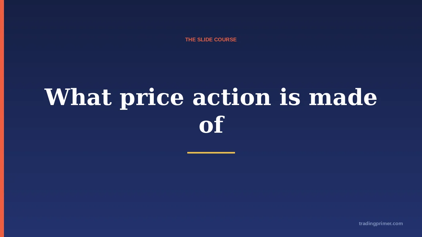What price action is made of