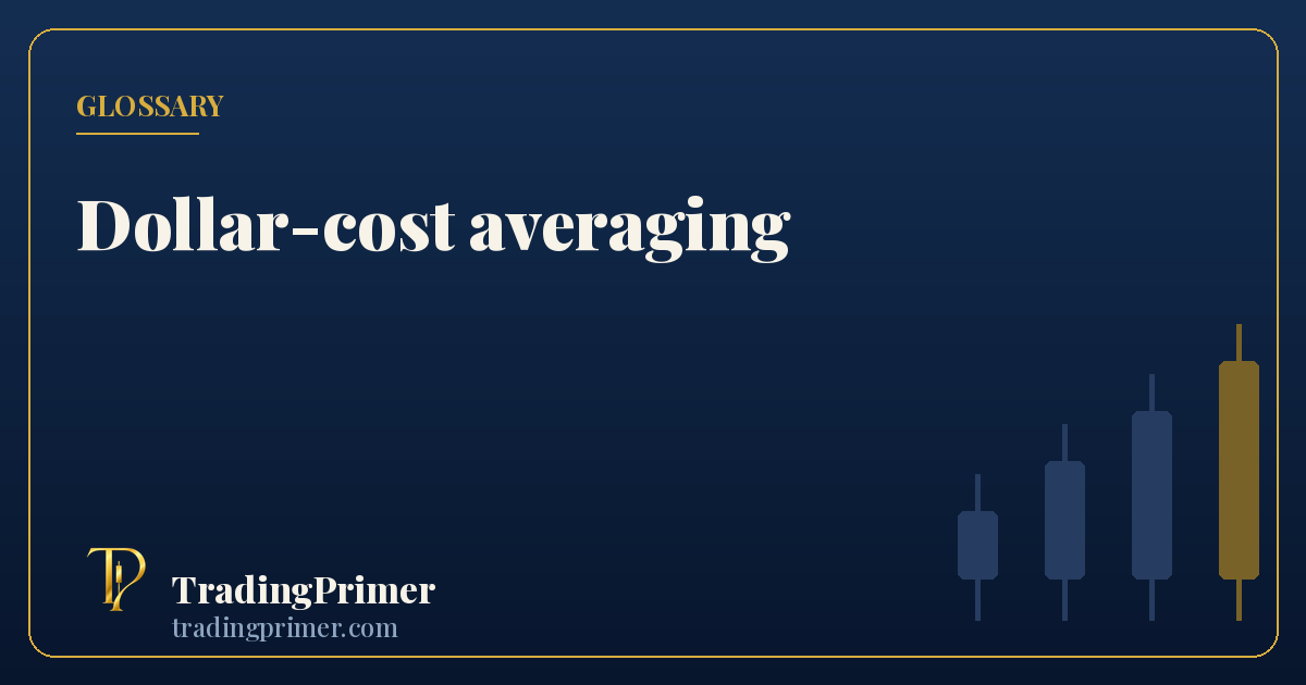 Dollar-cost averaging explained: equal-dollar buys, average cost, and what DCA does not fix