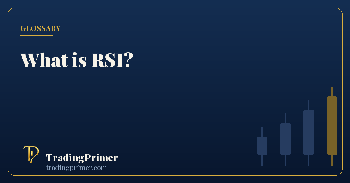 RSI relative strength index explained: the ratio of average up moves to average down moves on a 0 to 100 scale